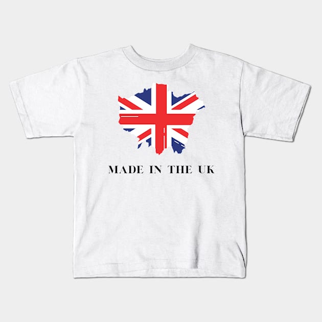 Made in the UK Kids T-Shirt by Ckrispy